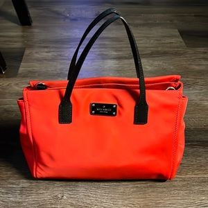 SOLD—Red Kate Spade Nylon Purse.  Perfect Pre-owned condition.